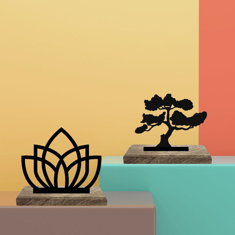 Buy Nature's Serenity Showpiece - Set Of Two Showpiece from Vaaree