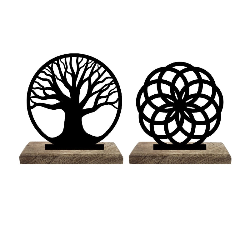 Buy Peaceful Reflections Showpiece - Set Of Two Showpieces from Vaaree