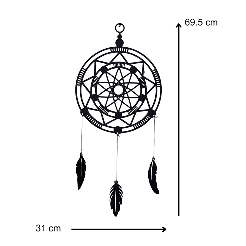 Buy Dreamcatcher Black Wall Accent Dreamcatchers from Vaaree