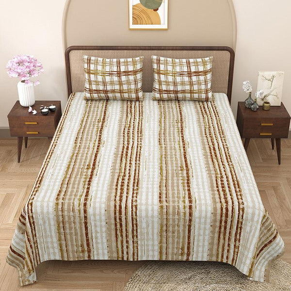 Bedsheets - Natalie Striped Bedsheet