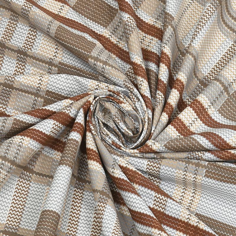 Buy Everly Striped Bedsheet - Brown Bedsheets from Vaaree