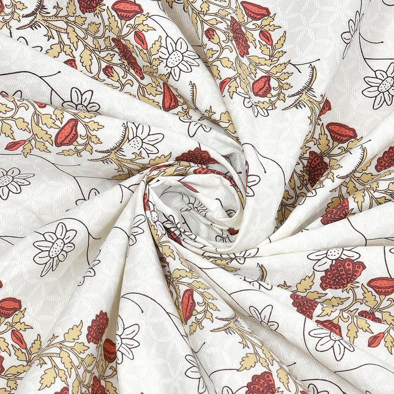 Buy Zinnia Floral Bedsheet Bedsheets from Vaaree