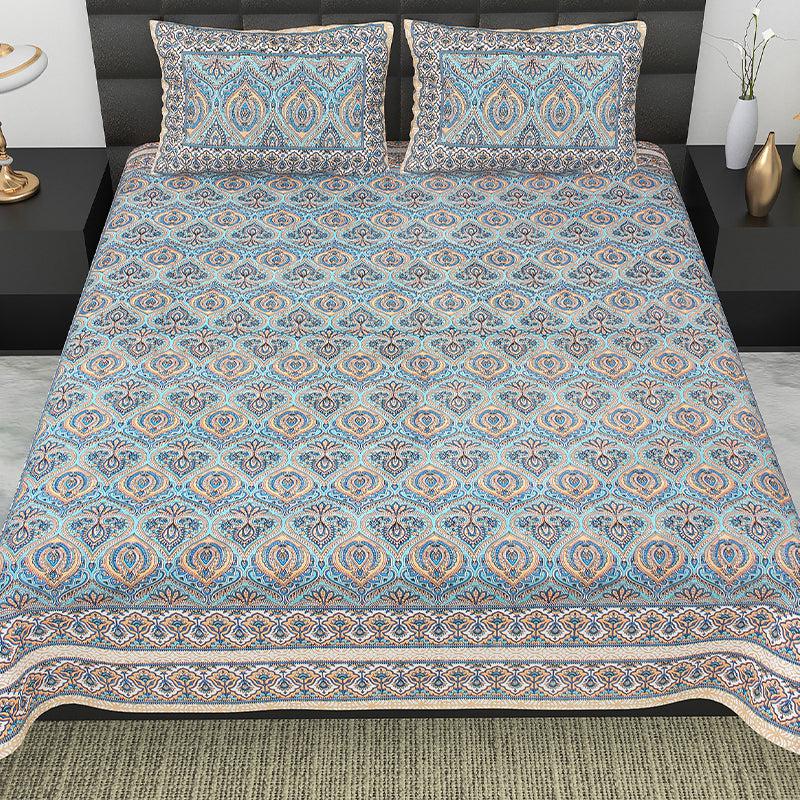 Buy Kurt Floral Bedsheet Bedsheets from Vaaree