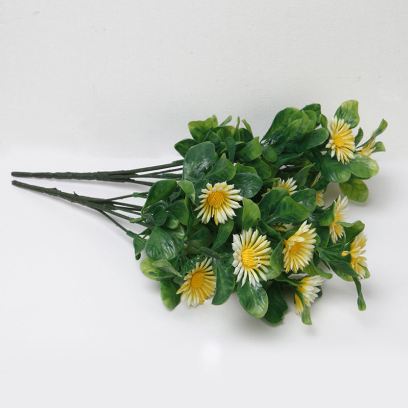 Buy Faux Yellow Daisy Bunch - Set Of Two Artificial Flowers from Vaaree