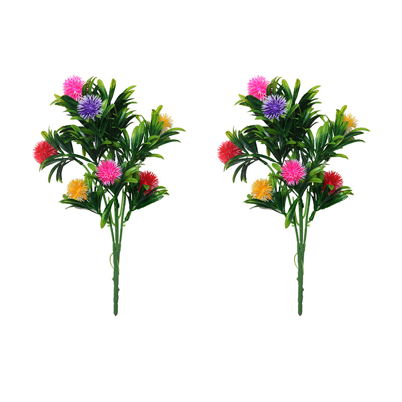 Buy Faux Filosia Flower Bunch (Multicolor) - Set Of Two Artificial Flowers from Vaaree