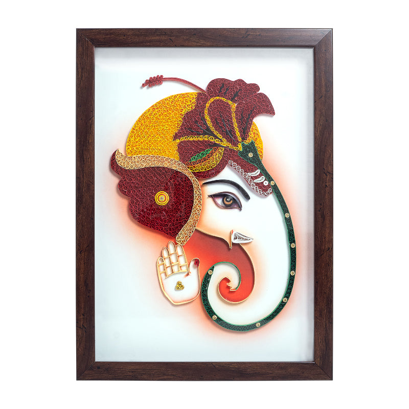 Wall Art & Paintings - Ganesha Bless Handcrafted Wall Art