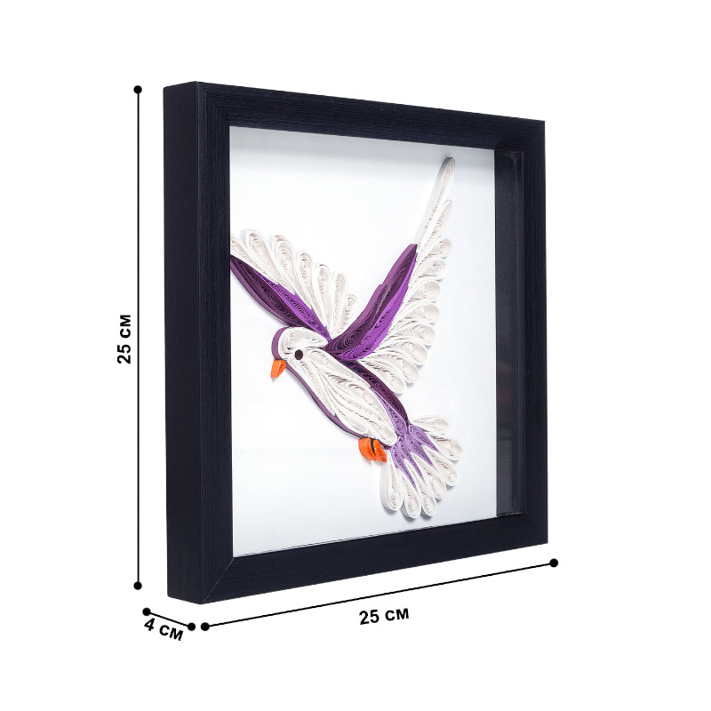 Wall Art & Paintings - Dove Flight Handcrafted Wall Art - Black