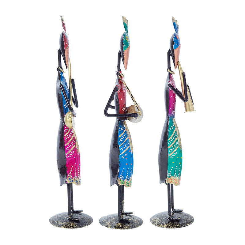 Buy Harminonia Folk Showpiece - Set Of Three Showpiece from Vaaree