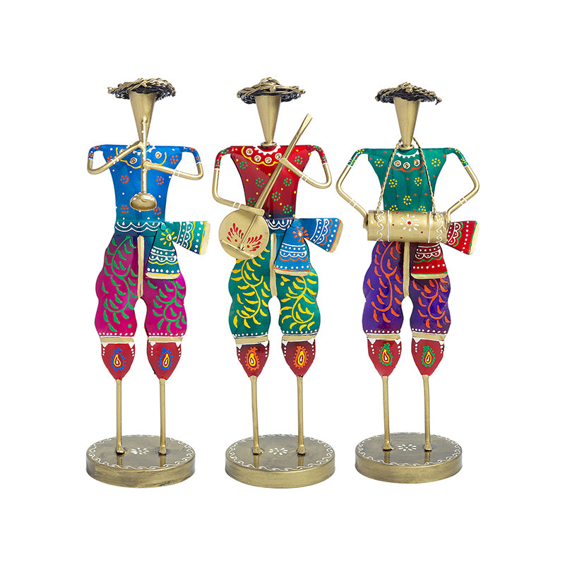 Showpieces - Folk Band Music Showpiece - Set Of Three