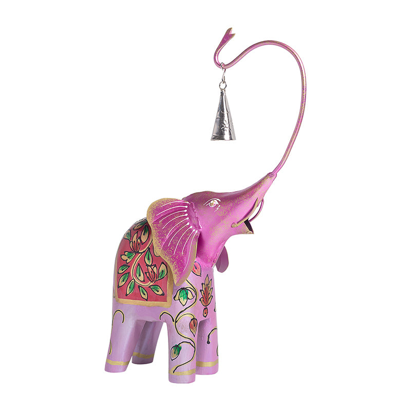 Showpieces - Handpainted Haathi Decorative Showpiece - Pink