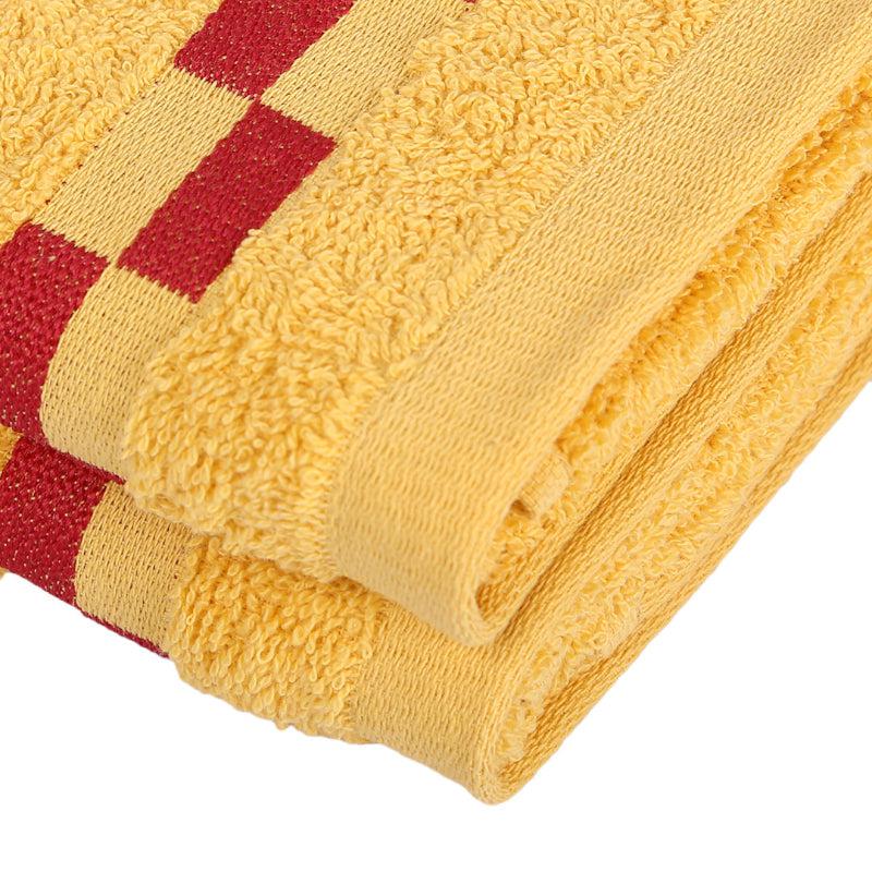 Hand & Face Towels - Delpha Hand Towel (Yellow) - Set Of Two