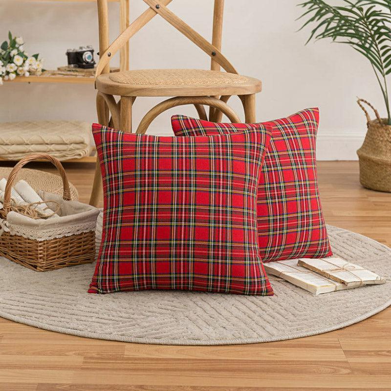 Buy Beu Checkered Woven Cushion Cover Cushion Covers from Vaaree