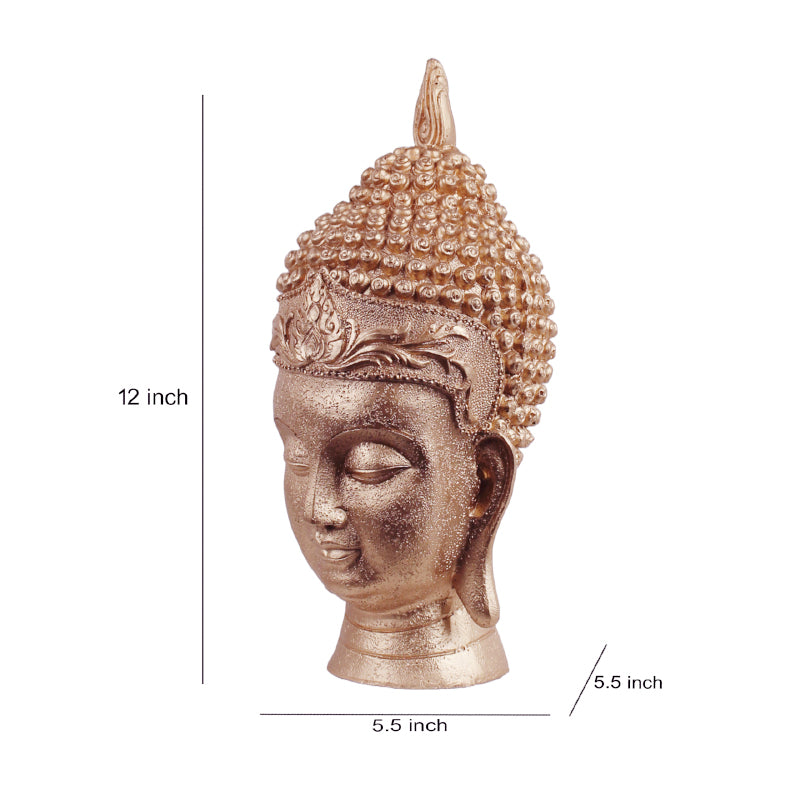 Buy Thathagat Buddha Showpiece - Gold Showpieces from Vaaree