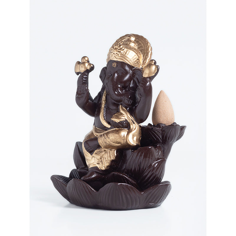 Buy Black Vakrthund Smoke Fountain Incense Holders from Vaaree