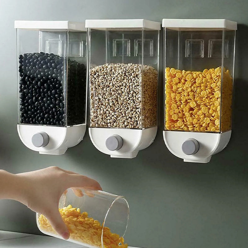 Buy Smarto Cereal Dispenser (1000 ML) - White Container from Vaaree