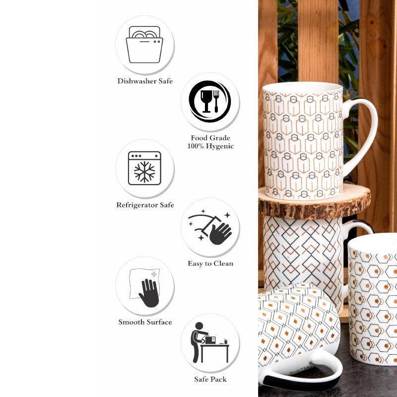 Buy Ishank Casa Mug (350 ML) - Set Of six Mug & Tea Cup from Vaaree