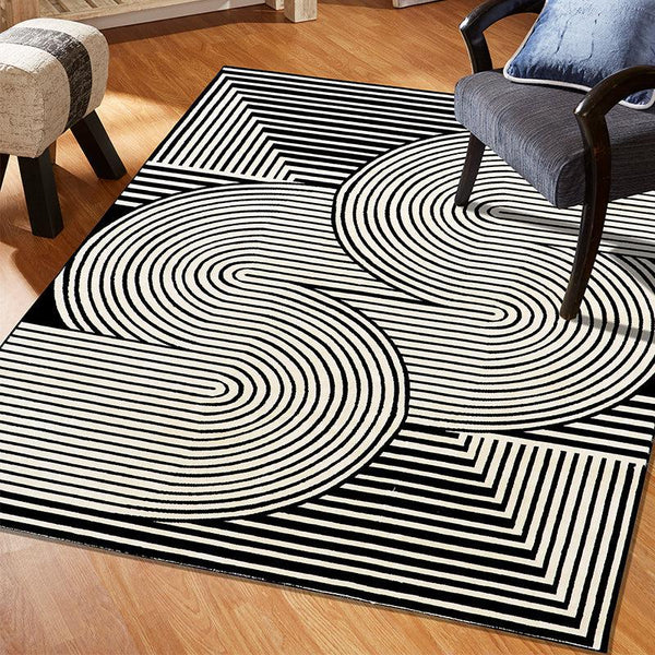 Buy Icaria Anti Skid Rug - Black Rugs from Vaaree