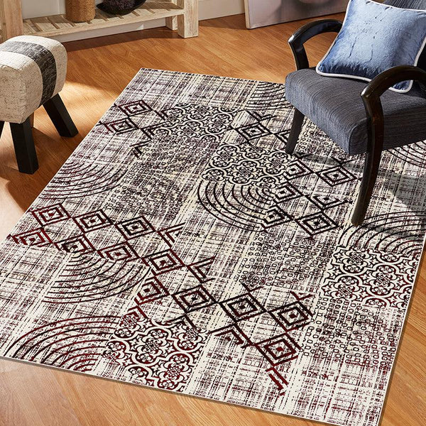 Rugs - Lexo Anti Skid Rug - Maroon