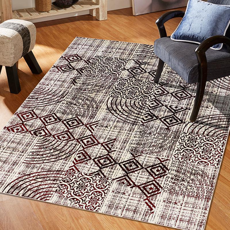 Buy Lexo Anti Skid Rug - Maroon Rugs from Vaaree