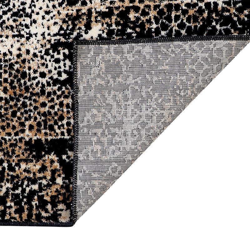 Buy Alda Anti Skid Rug - Black & Brown Rugs from Vaaree