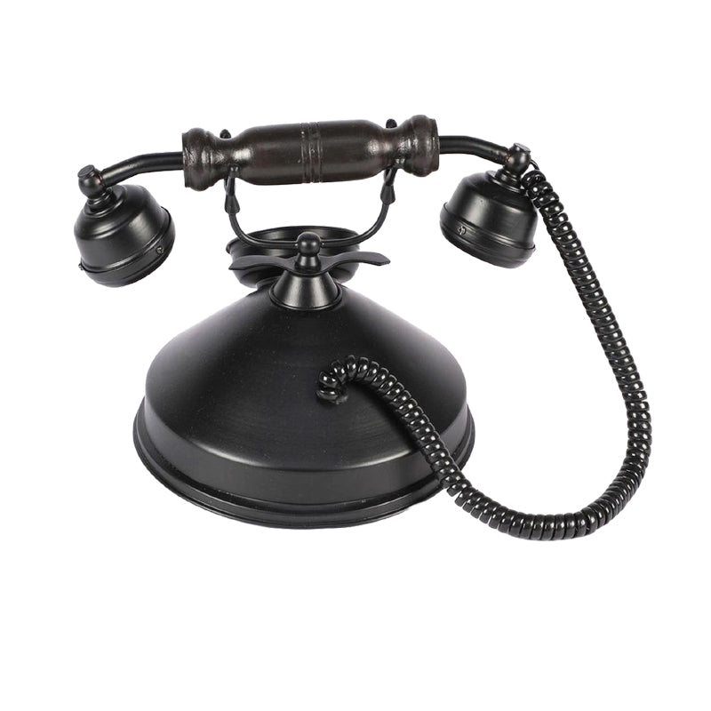 Buy Mido Antique Telephone Showpiece - Black Showpieces from Vaaree