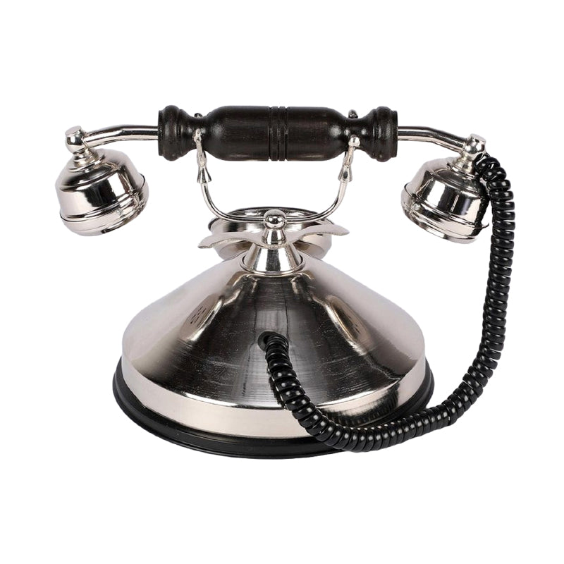 Buy Rava Silver Antique Telephone Showpiece - Silver Showpieces from Vaaree