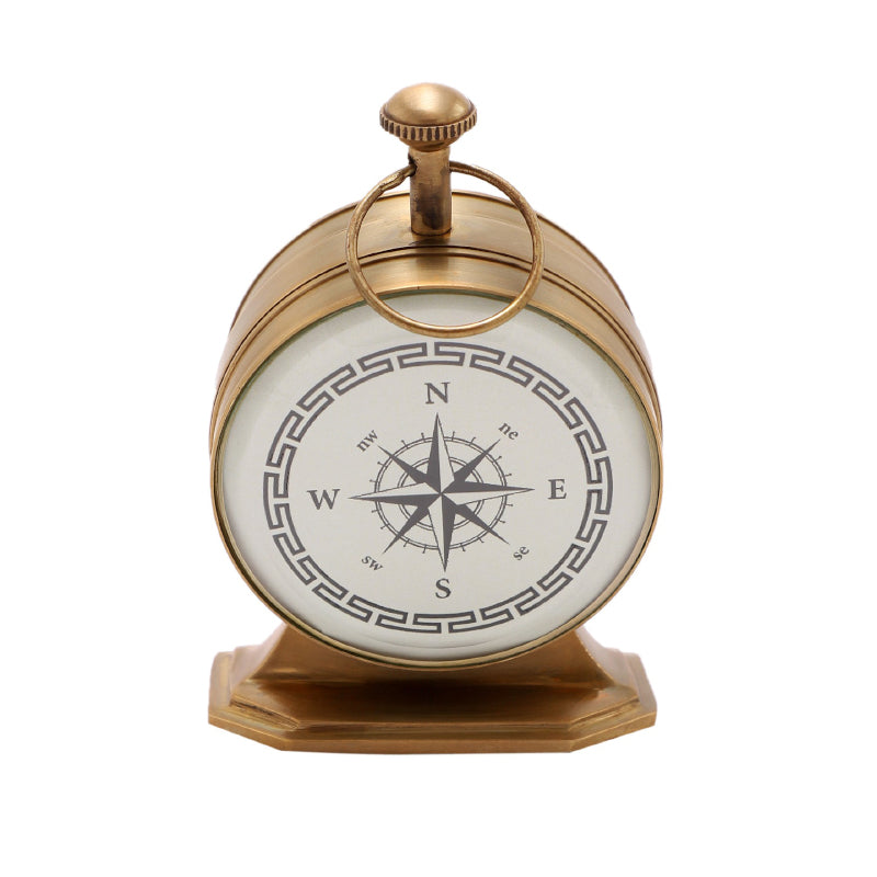 Buy Ocato Brass Table Clock Table Clock from Vaaree