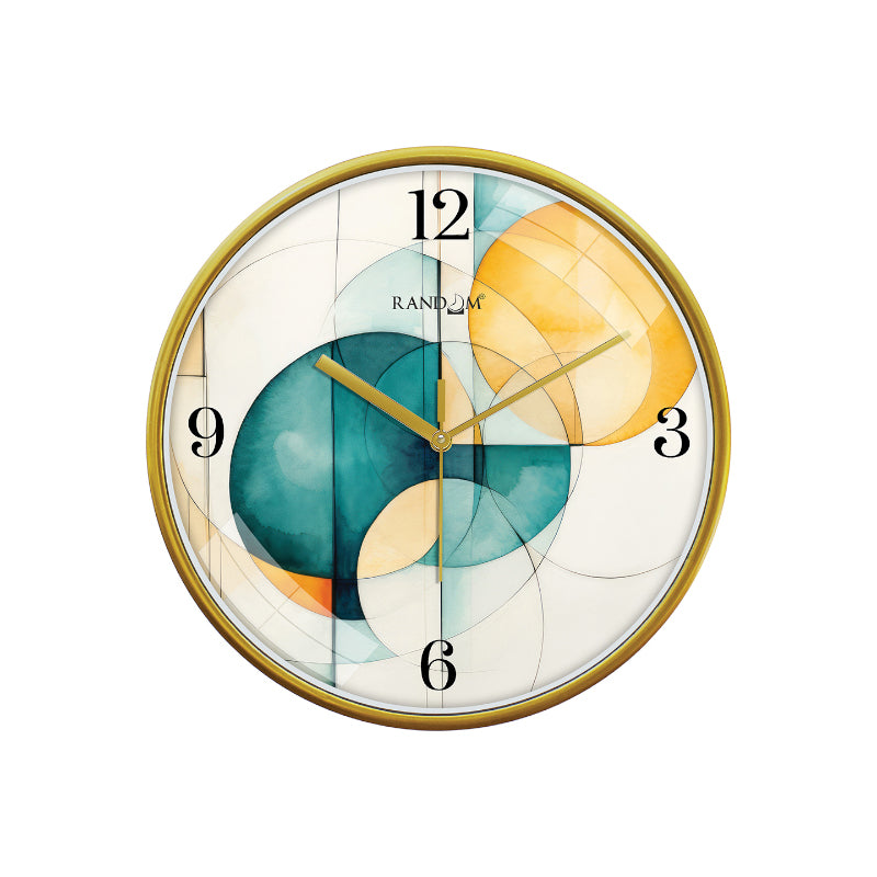 Buy Rimo Abstract Wall Clock Wall Clock from Vaaree