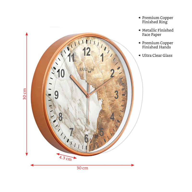 Wall Clock - Amber Shore Wall Clock