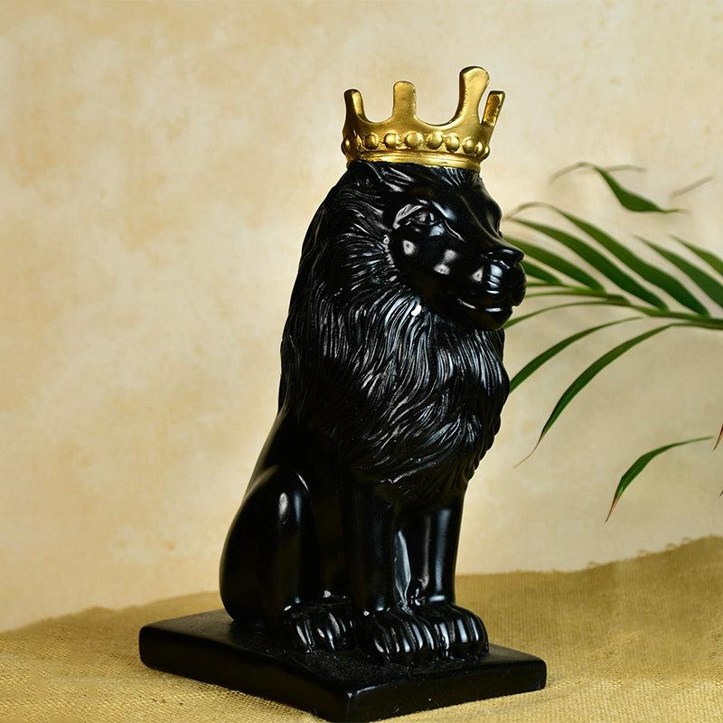 Buy Leo Crown Showpiece - Black Showpieces from Vaaree