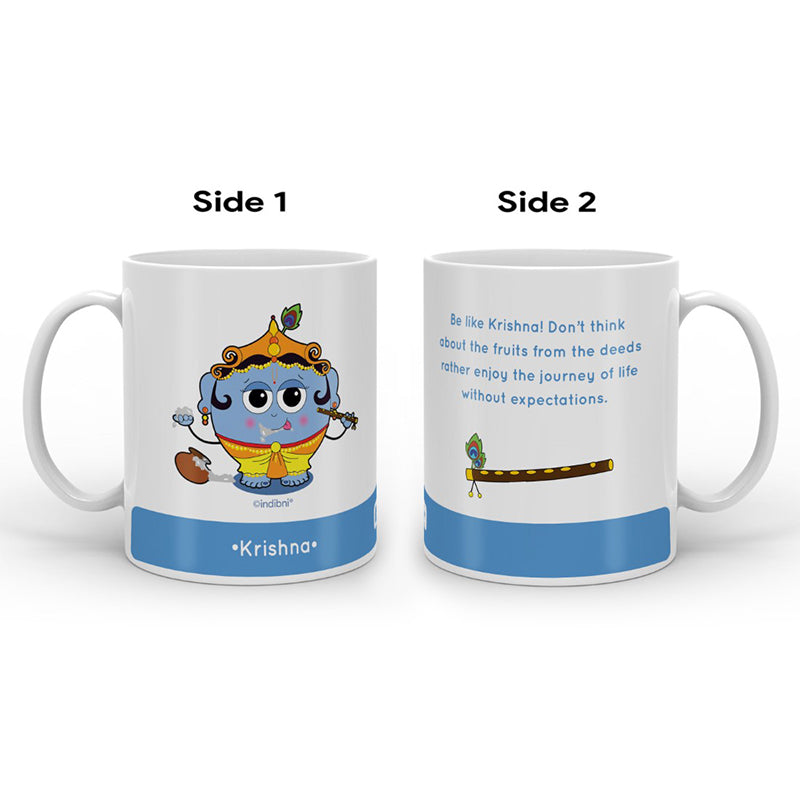 Buy Whimsy Cute Krishna Mug - 300 ML Mug from Vaaree