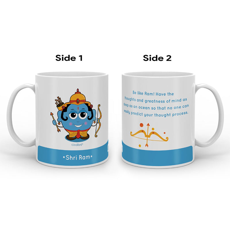 Buy Whimsy Cute Sri Ram Mug - 300 ML Mug from Vaaree