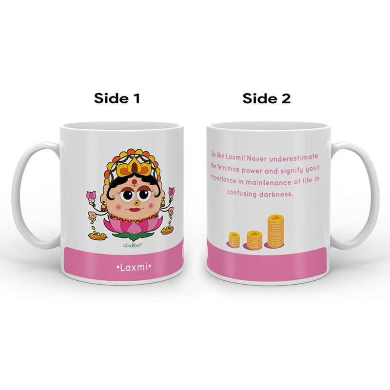 Buy Whimsy Cute Laxmi Mug - 300 ML Mug from Vaaree