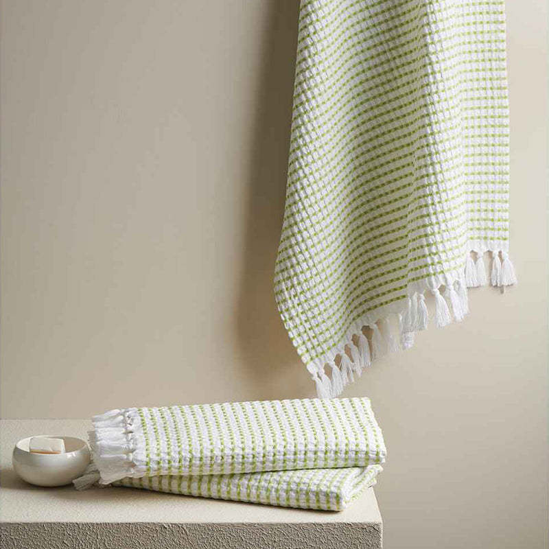 Buy Resho Waffle Towel Combo (Kiwi) - Four Piece Set Towel Sets from Vaaree