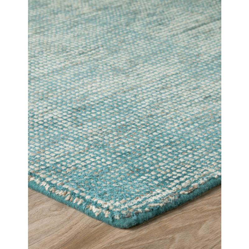 Buy Thread Tale Hand Woven Rug - Blue & Brown Rugs from Vaaree