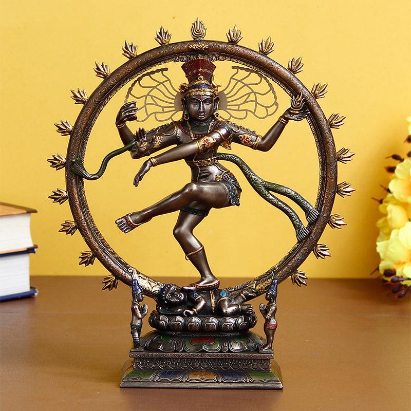 Buy Nataraja Bronze Resin Showpiece Showpieces from Vaaree