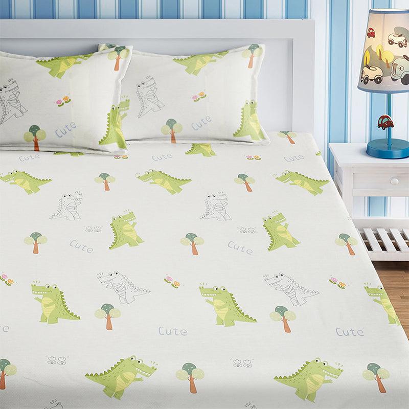 Buy Dinogram Kids Bedsheet Bedsheets from Vaaree