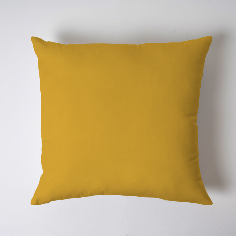 Buy Brady Square Sofa Cushion (Mustard Yellow) - Set Of Two Cushions from Vaaree