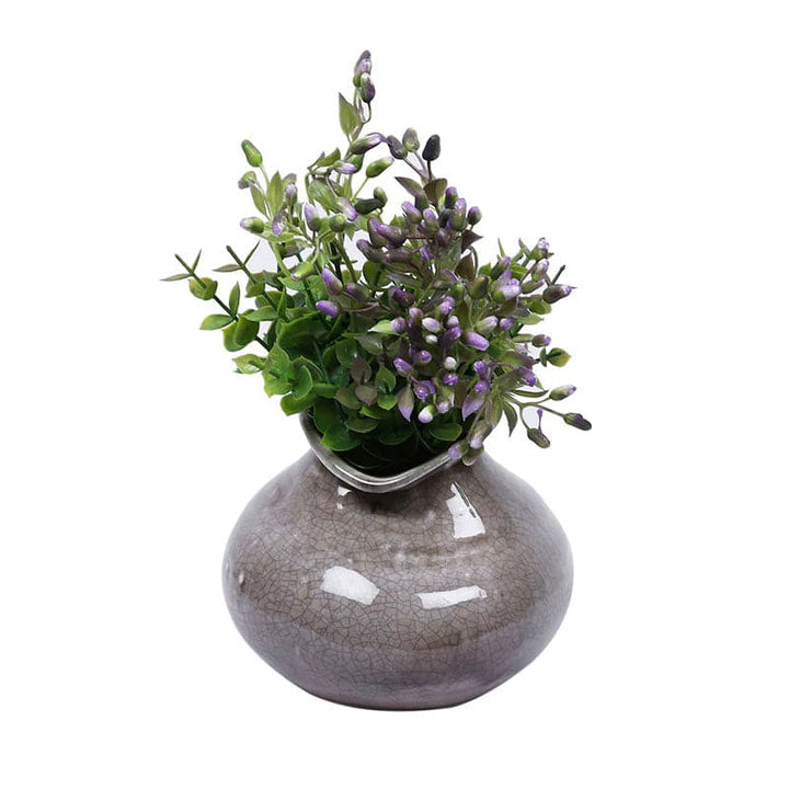 Buy Pebble Arc Vase - Grey at Vaaree online | Beautiful Vase to choose from