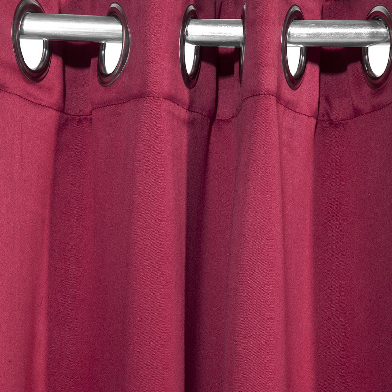 Buy Nigel Blackout Curtain - Maroon Curtains from Vaaree