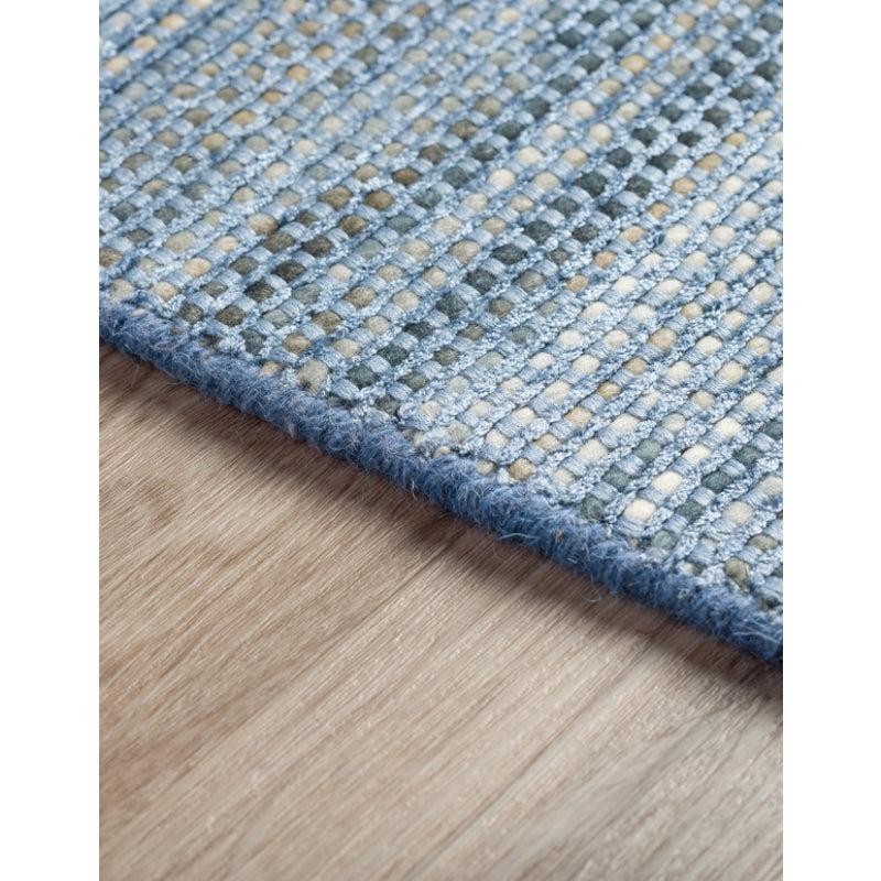 Buy Lasumi Hand Woven Rug - Blue Rugs from Vaaree