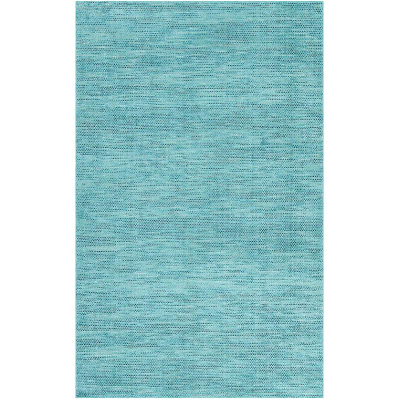 Buy Lasumi Hand Woven Rug - Teal Rugs from Vaaree