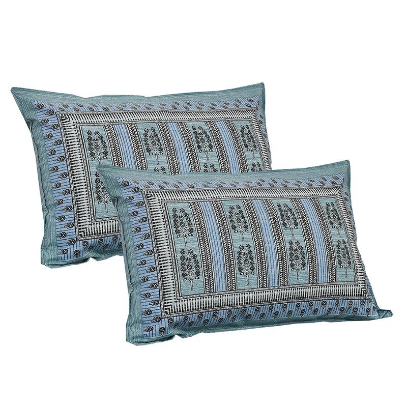 Buy Kineesh Printed Bedsheet - Blue Bedsheets from Vaaree