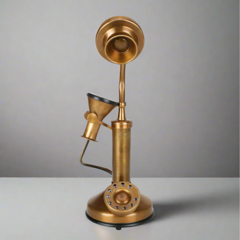 Buy Roma Antique Telephone Showpiece - Gold Showpieces from Vaaree