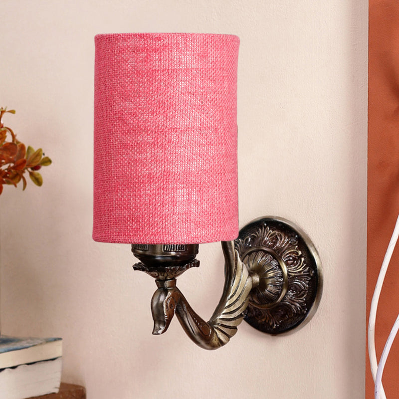 Wall Lamp - Amro Retro Cylindrical Wall Lamp - Pink