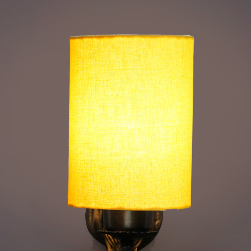 Buy Love Gleam Atva Cylindrical Wall Lamp - Yellow Wall Lamp from Vaaree