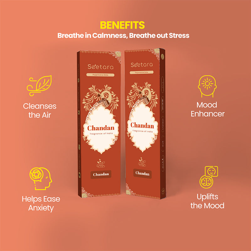 Buy Urvi Chandan Scented Incense Stick Incense Sticks & Cones from Vaaree