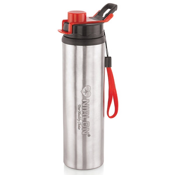 Buy Solene Stainless Steel Water Bottle (Orange) - 900 ML Bottle from Vaaree