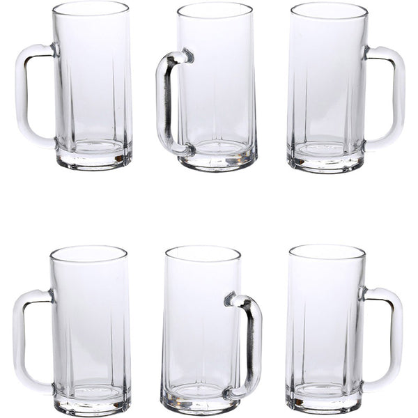 Kanva Beer Mug (300 ML) - Set Of Six