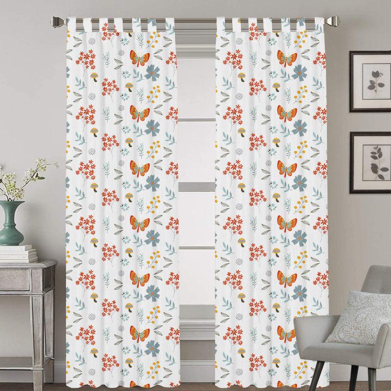 Buy Butterfly Tab Top Medium Width Curtain Curtains from Vaaree